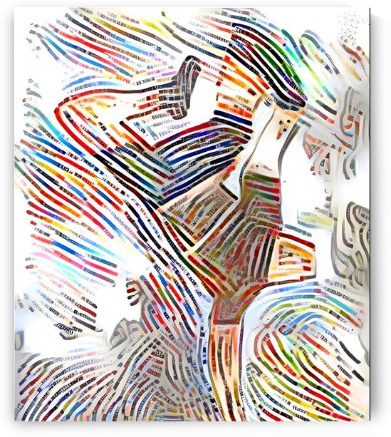 finger print one hand stand by Luciano