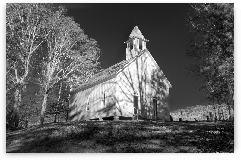 Cades Cove Methodist Church by Norma Brandsberg Photography