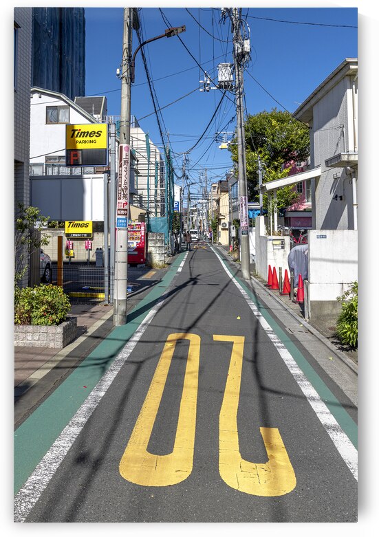 detail of a characteristic street in the Ueno district by Gualtiero Boffi
