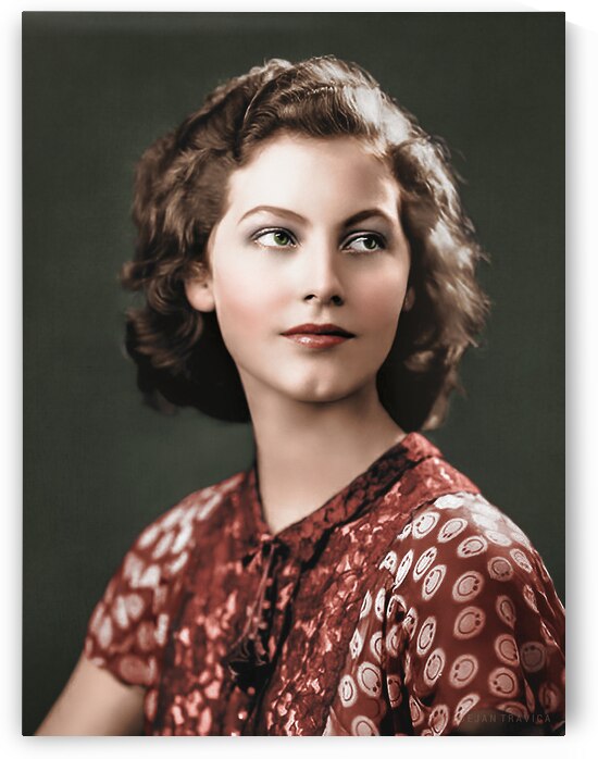 Teenage Ava Gardner 1939. Colorized by Dejan Travica