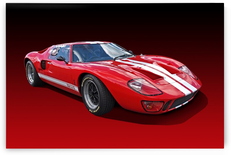 Red Hot Ford GT40 by Gill Billington