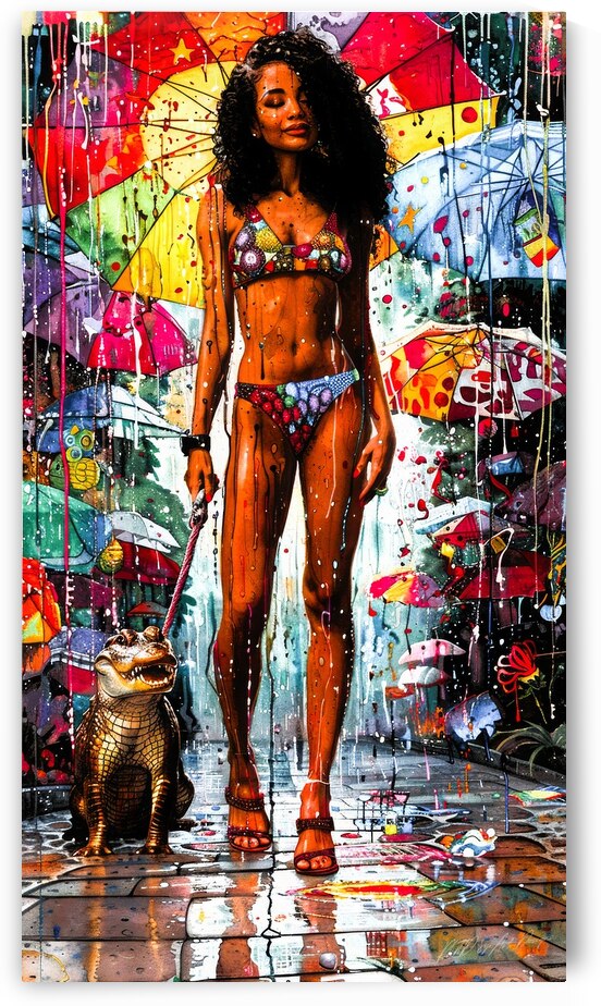 Pet Alligator Model 4 - Gator Walk by SykArt Designs