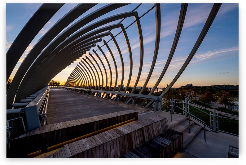 Blue Hour Sunrise Farnam Pier by Jennifer White