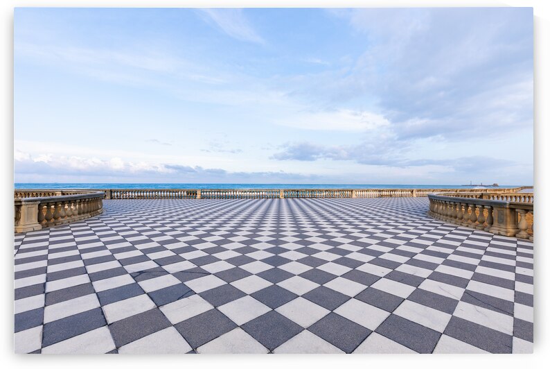 Livorno Italy. Famous Mascagni Terrace - Terrazza Mascagni - wi by Paolo Modena