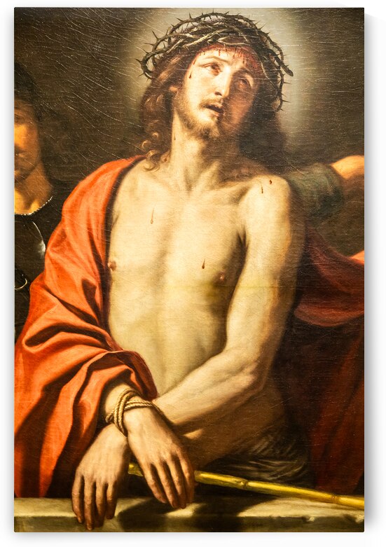 Ecce Homo by Guercino 1659. Jesus Christ prayer Catholic reli by Paolo Modena