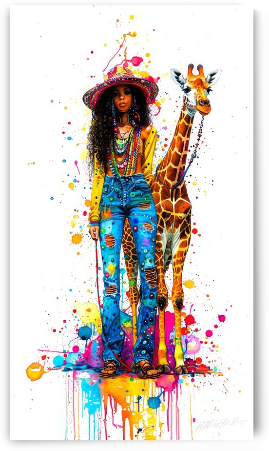 Pet Giraffe Model 2 - Giraffe Genus by SykArt Designs