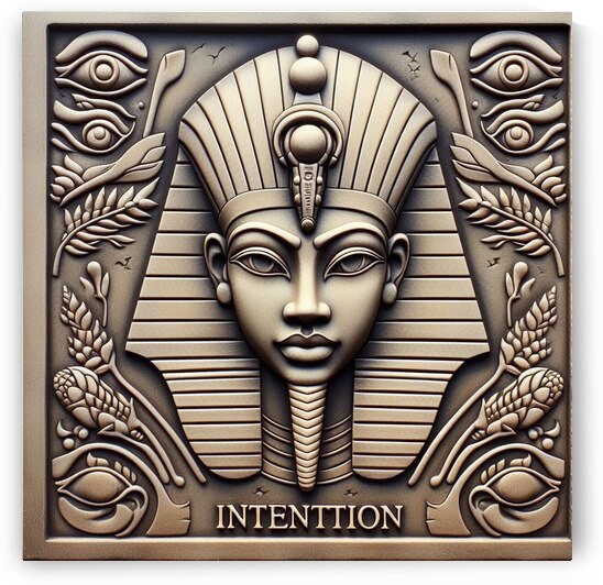 Kemetic Base Relief - Intention - Feminine Divine by Jacqueline Taylor Adams