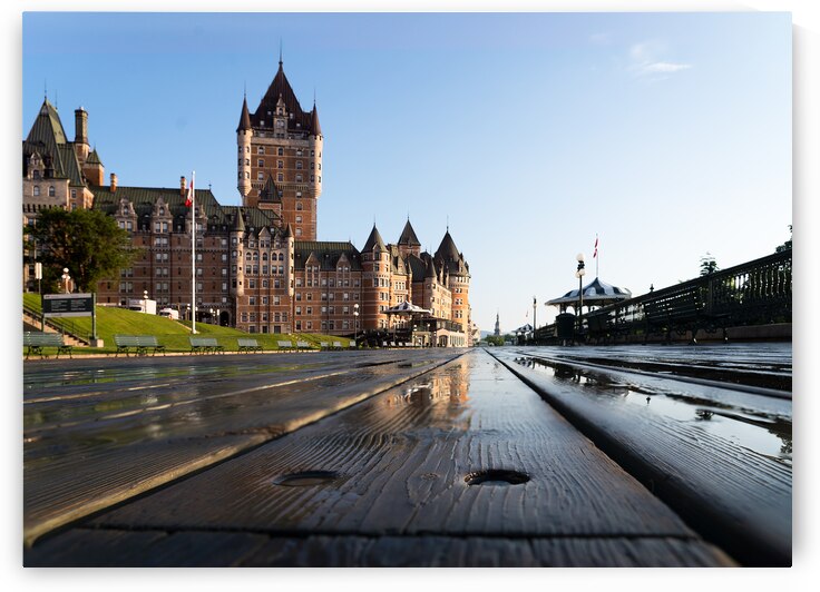 La Dufferin Terrace Morning by Geoffrey Prior