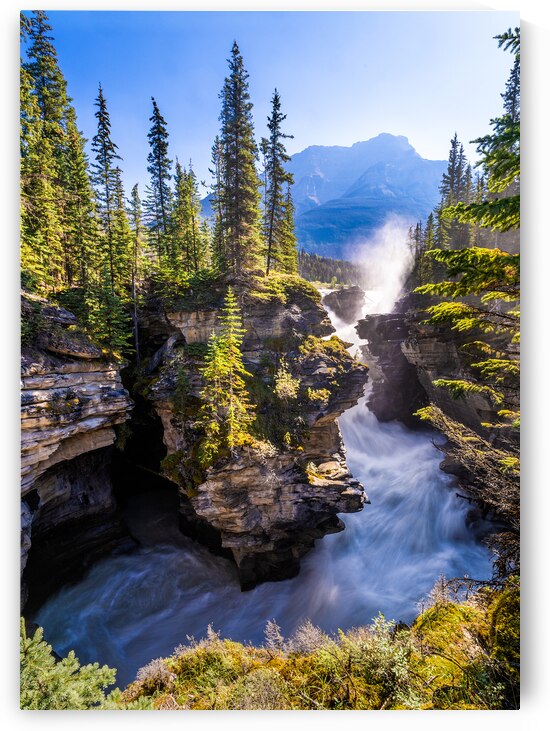 Athabaska Falls by Geoffrey Prior