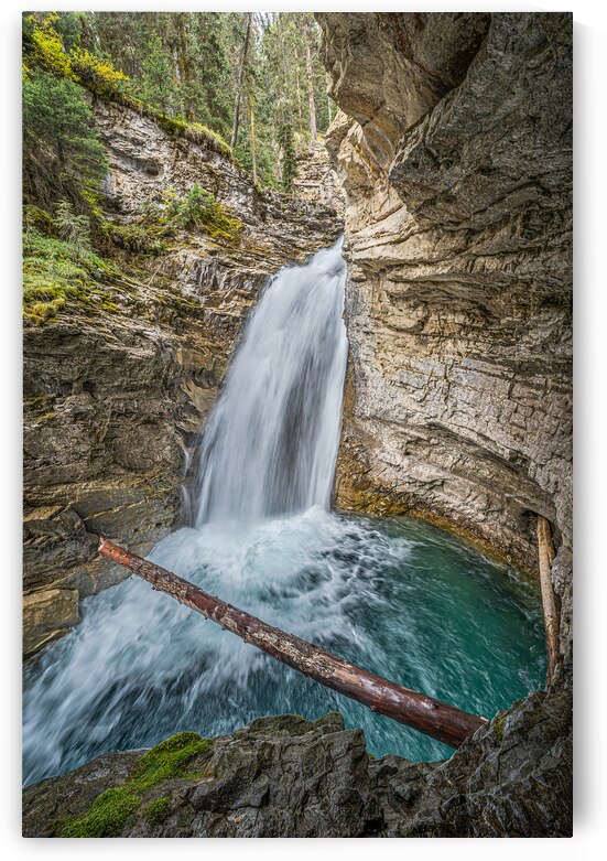 Johnston Canyon Falls by Geoffrey Prior