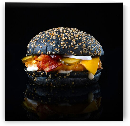 Black Burger by One Simple Gallery