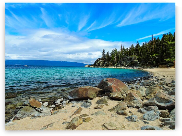 Lake Tahoe Beach Vista by Norma Brandsberg Photography