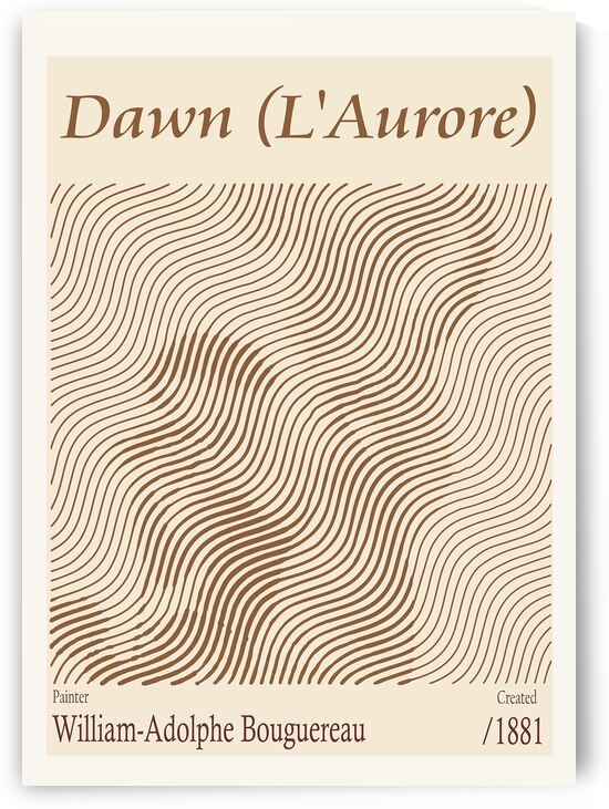 Dawn L Aurore – William Adolphe Bouguereau 1881 by The Hypnotized Art