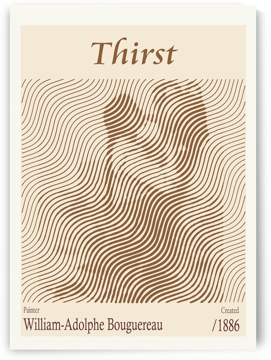 Thirst – William-Adolphe Bouguereau 1886 by The Hypnotized Art