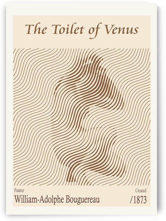 The Toilet of Venus – William-Adolphe Bouguereau 1873 by The Hypnotized Art