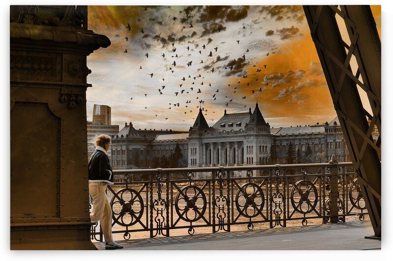 Woman On the Bridge by Ehtiram Mammadov