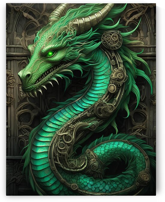 Bright Green Dragon by Greta And Jade Fundraiser