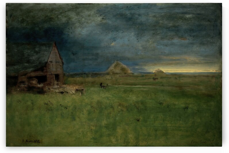 The Lonely Farm Nantucket 1892 by Inness by Row One Brand