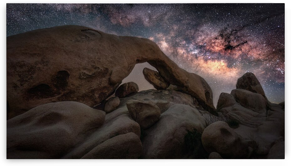 Milky Way Over Arch Rock | Joshua Tree by Dutch Photographer