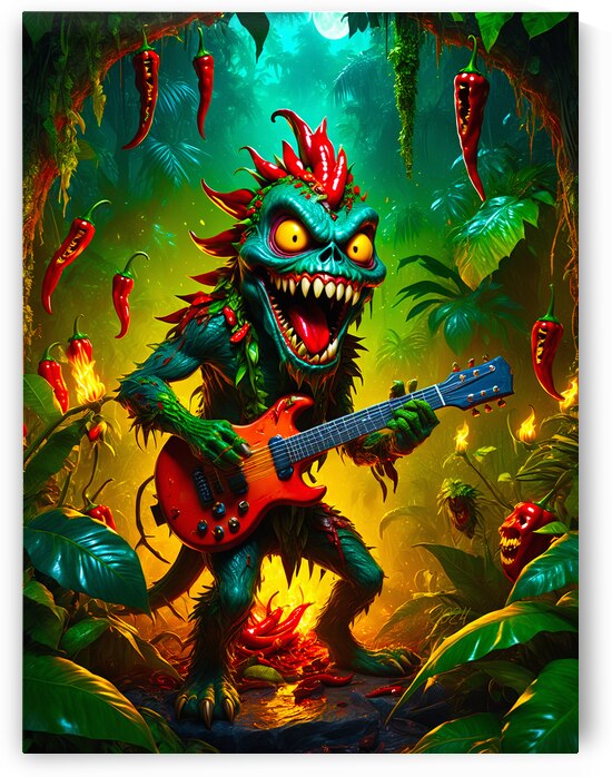 Chili Monster Rockstar by One Simple Gallery