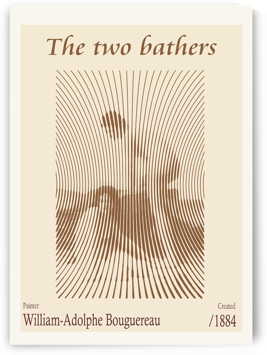 The two bathers – William-Adolphe Bouguereau 1884 by The Hypnotized Art