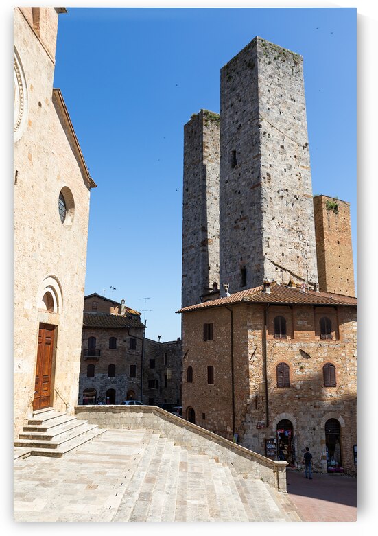 San Gimignano Italy travel destionation. Medieval tower skyscra by Paolo Modena