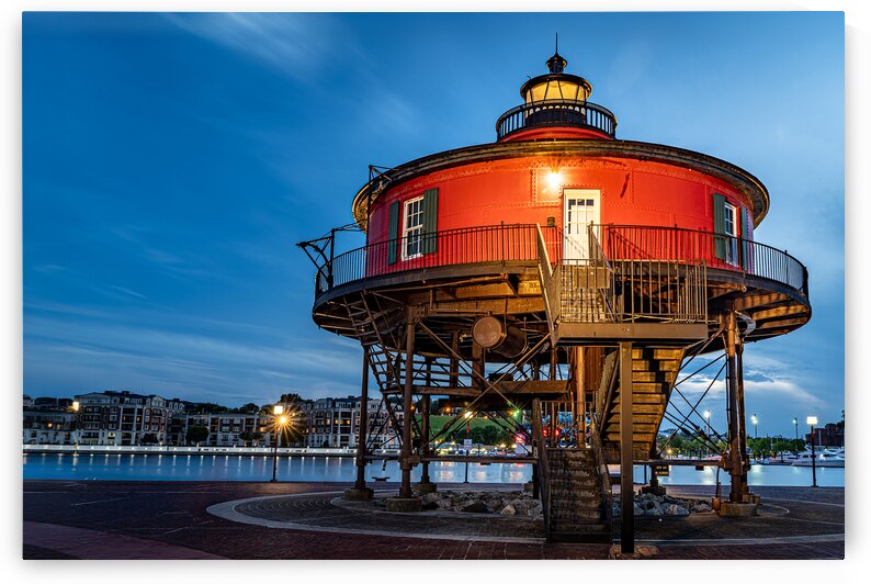 Seven Foot Knoll Lighthouse by Geoffrey Prior