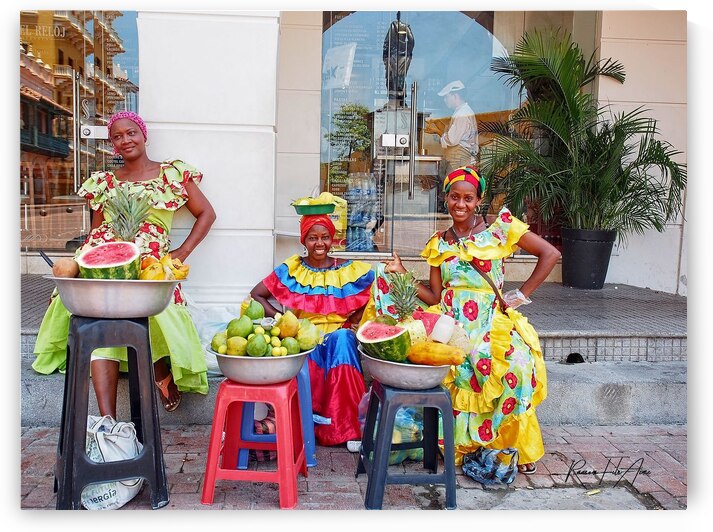 Columbian Ladies by DomaraArtscape