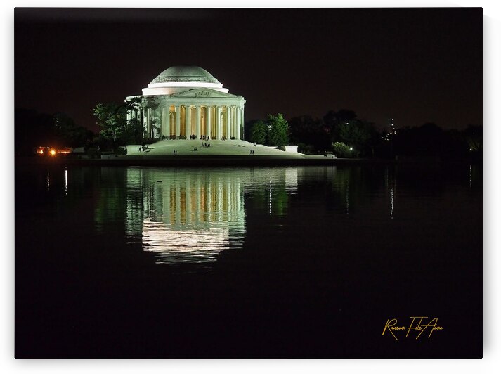 Jefferson memorial  by DomaraArtscape