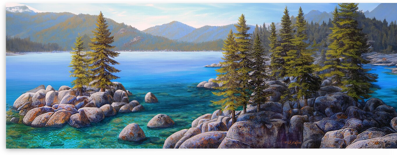 LAKE TAHOE INLET P by Frank Wilson