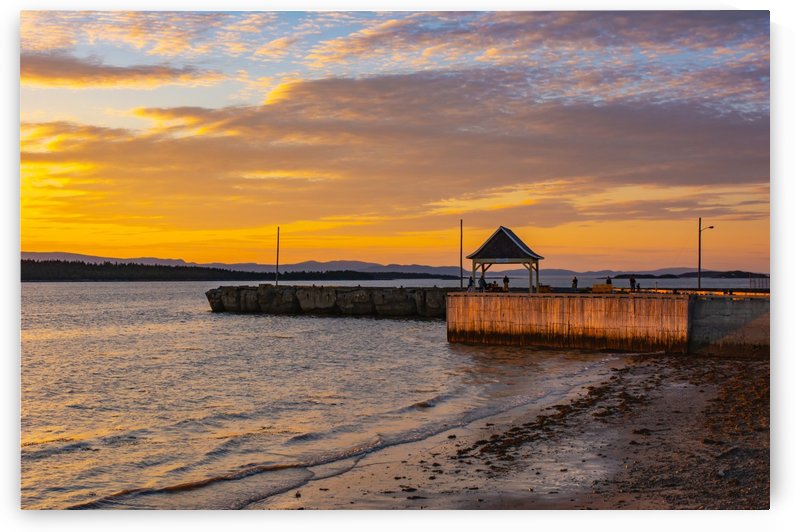 One evening at Bas-Saint-Laurent by Adrien Cote
