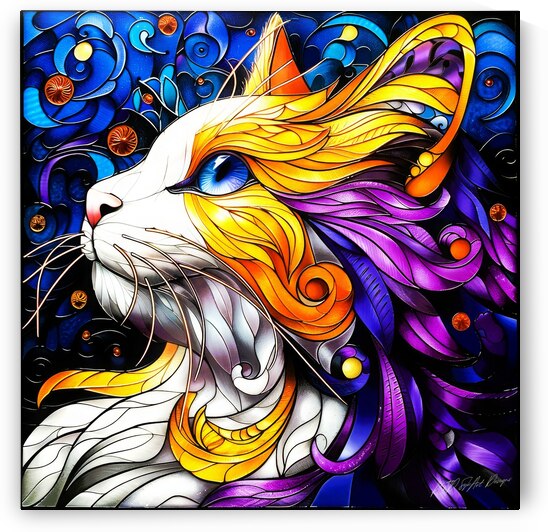 Kitty Girl - Tabby Cat by SykArt Designs