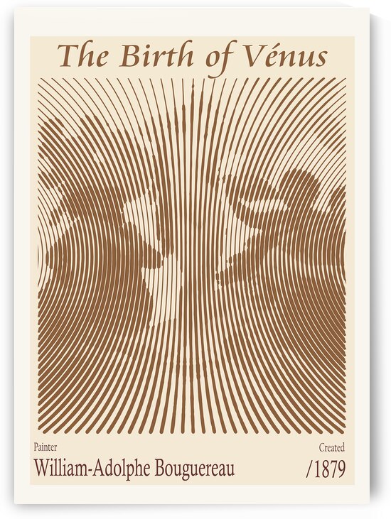 The Birth of Venus – William-Adolphe Bouguereau 1879 by The Hypnotized Art