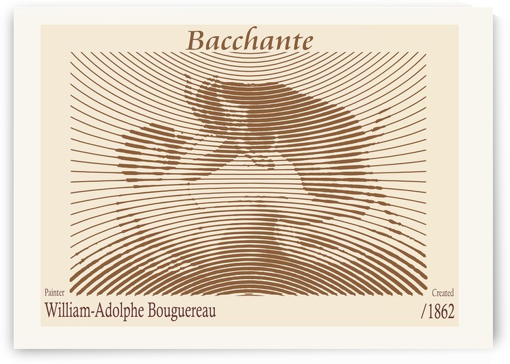 Bacchante – William-Adolphe Bouguereau 1862 by The Hypnotized Art