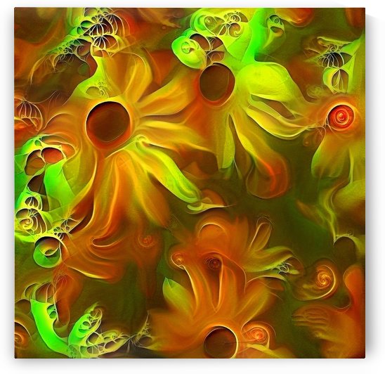Abstract Flowers by Bruce Rolff