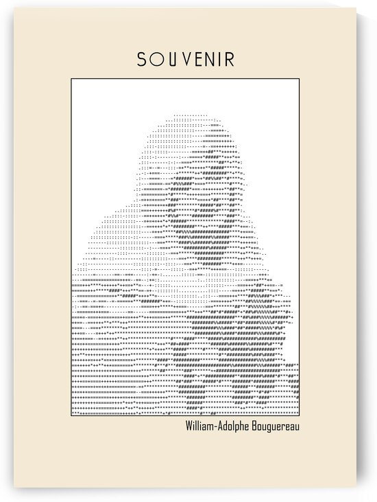 Souvenir – William-Adolphe Bouguereau 1894 – ascii art by Doa Project