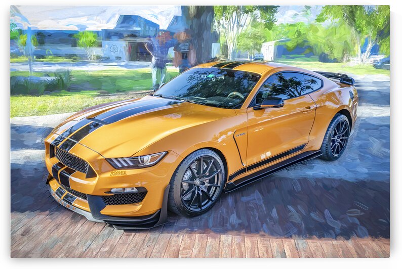 2023 Twister Orange Ford Shelby Mustang GT350 X 1 by Rich Franco