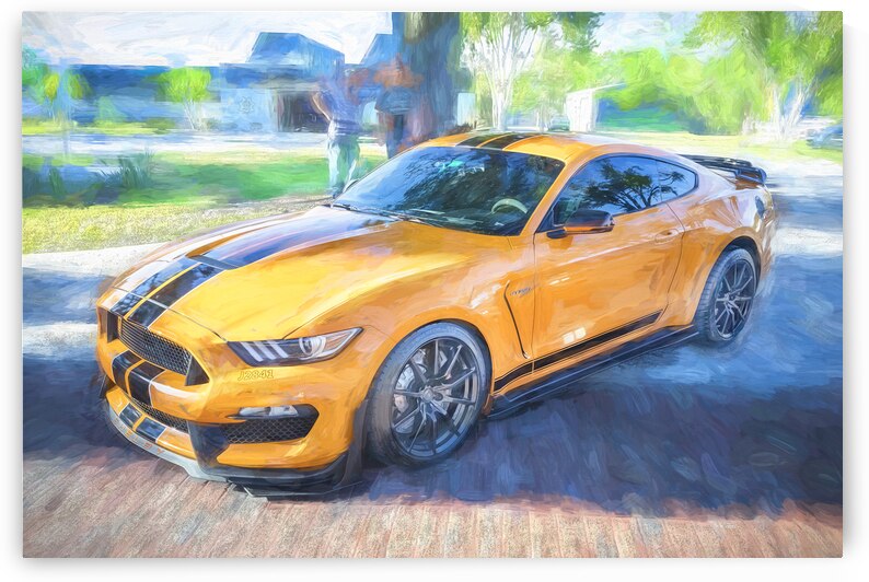 2023 Twister Orange Ford Shelby Mustang GT350 X 2 by Rich Franco
