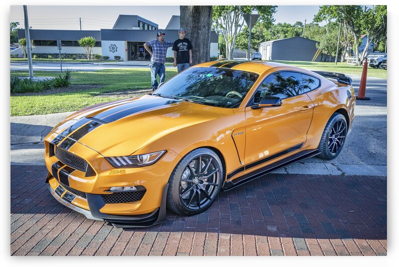 2023 Twister Orange Ford Shelby Mustang GT350 X 3 by Rich Franco