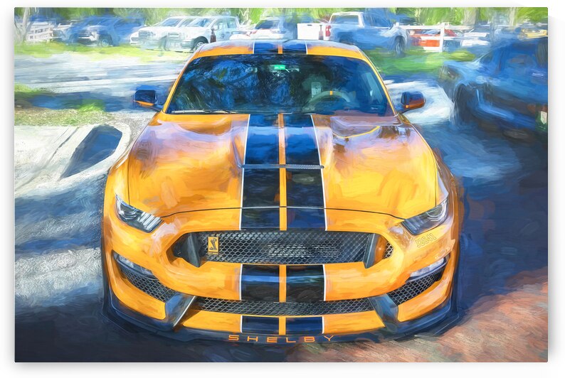 2023 Twister Orange Ford Shelby Mustang GT350 X 6 by Rich Franco