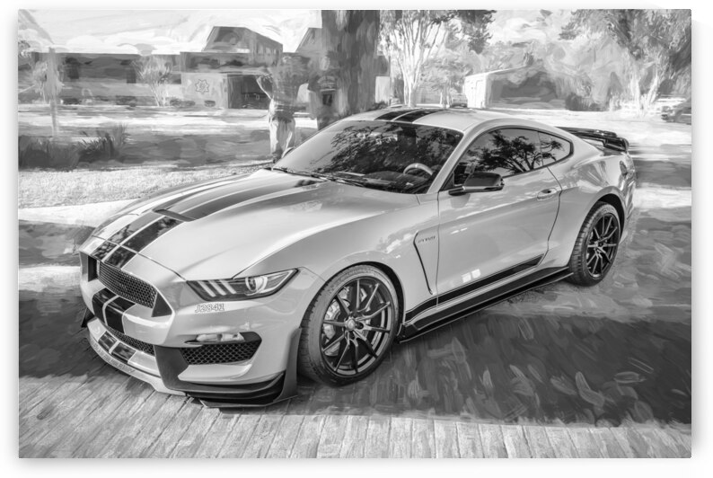 2023 Twister Orange Ford Shelby Mustang GT350 X 8 by Rich Franco