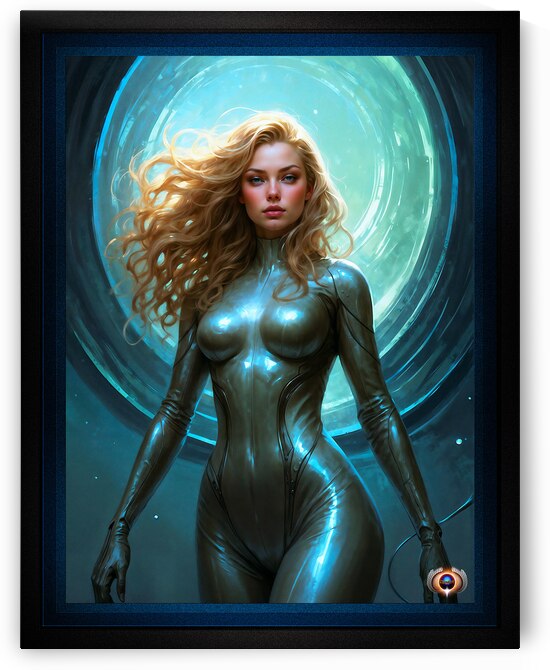 Caught In The Dream Void Mesmerizing Portrait AI Concept Art by Xzendor7 by xzendor7