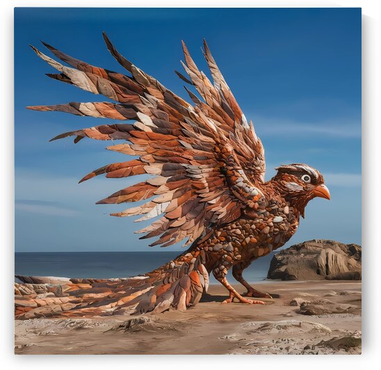 mythical sparrow by samo styel