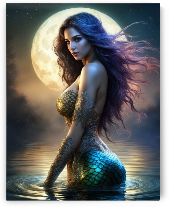 Mermaid By The Lake by One Simple Gallery