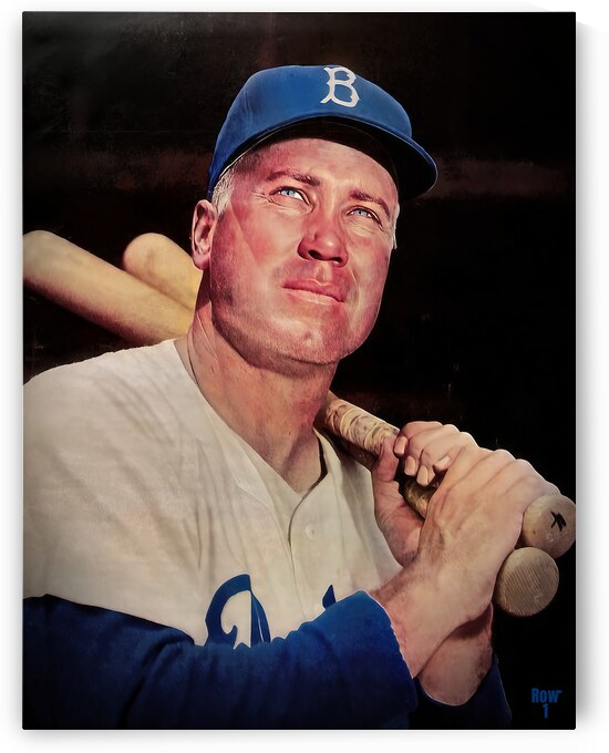 Brooklyn Dodger Duke Snider by Row One Brand