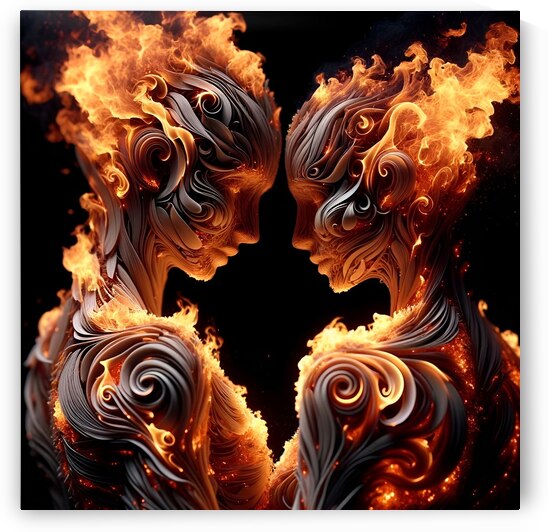 Fire for one fire for two by Felix Lancelot