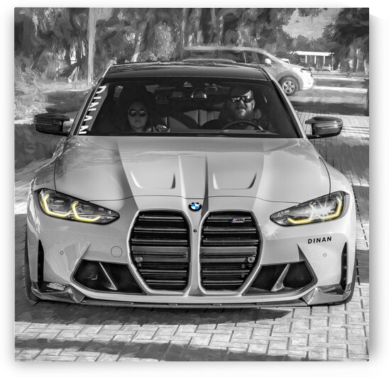 2023 Gray BMW M3 Competition X 3 by Rich Franco