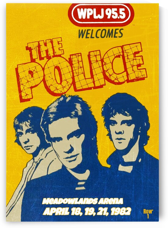 1982 Police Concert Meadowlands NJ by Row One Brand