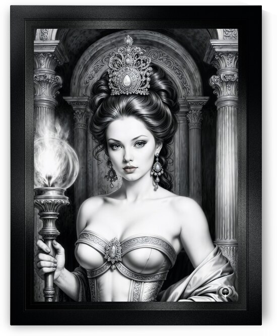 Portrait Of Delania Travae Captivating AI Concept Art by Xzendor7 by xzendor7