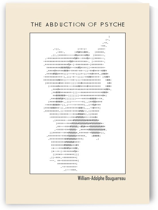 The Abduction of Psyche – William-Adolphe Bouguereau – 1895 Ascii art  by Doa Project